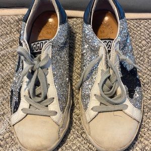 Girls gold goose sneakers